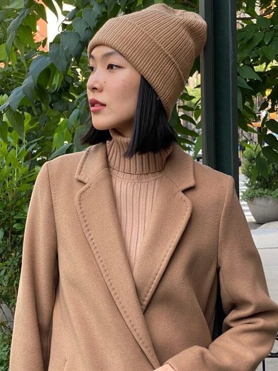 Aritzia Accessories - Aritzia Sunday Best Snowflake Ribbed Beanie